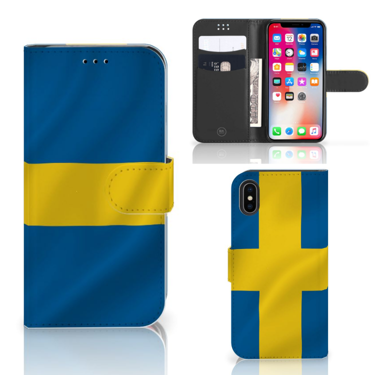 Apple iPhone X | Xs Bookstyle Case Zweden