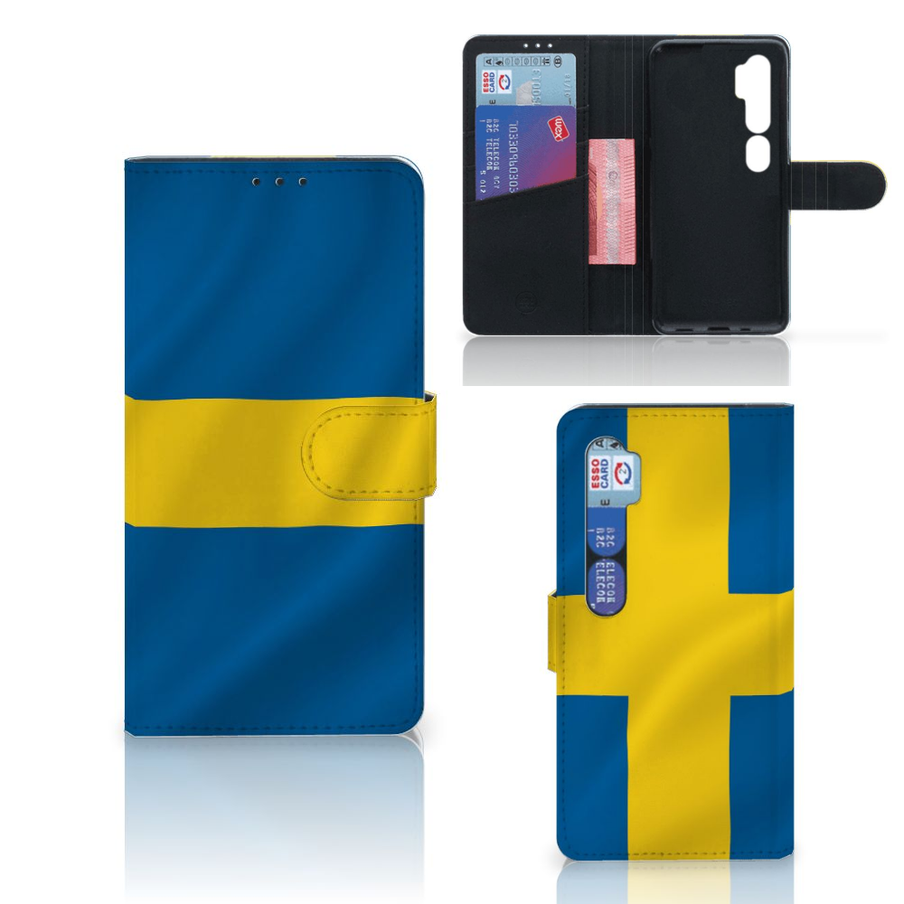 Xiaomi Mi Note 10 Pro Bookstyle Case Zweden