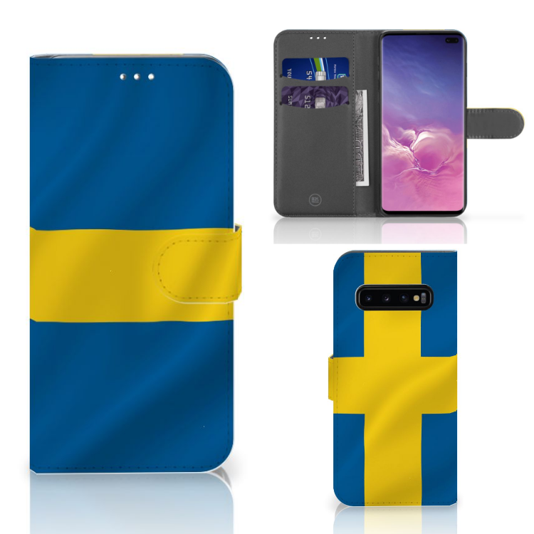 Samsung Galaxy S10 Plus Bookstyle Case Zweden