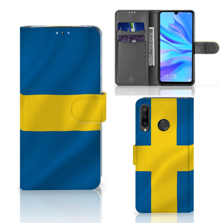 Huawei P30 Lite (2020) Bookstyle Case Zweden