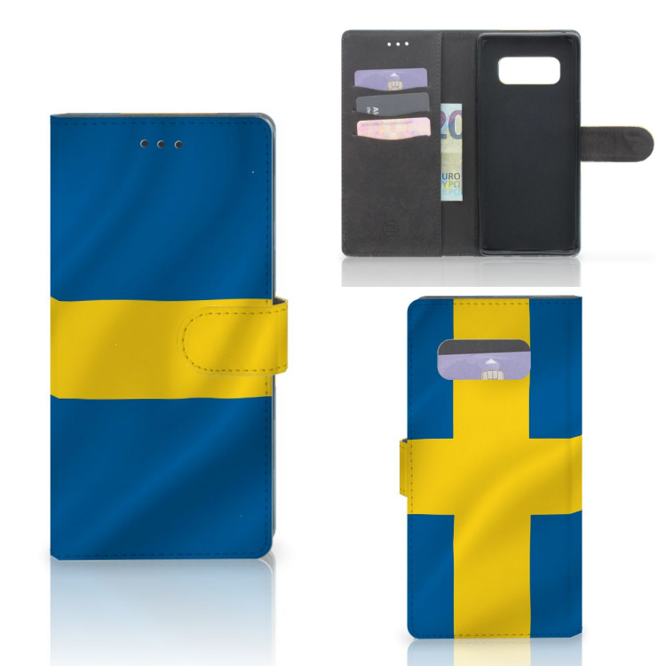 Samsung Galaxy Note 8 Bookstyle Case Zweden