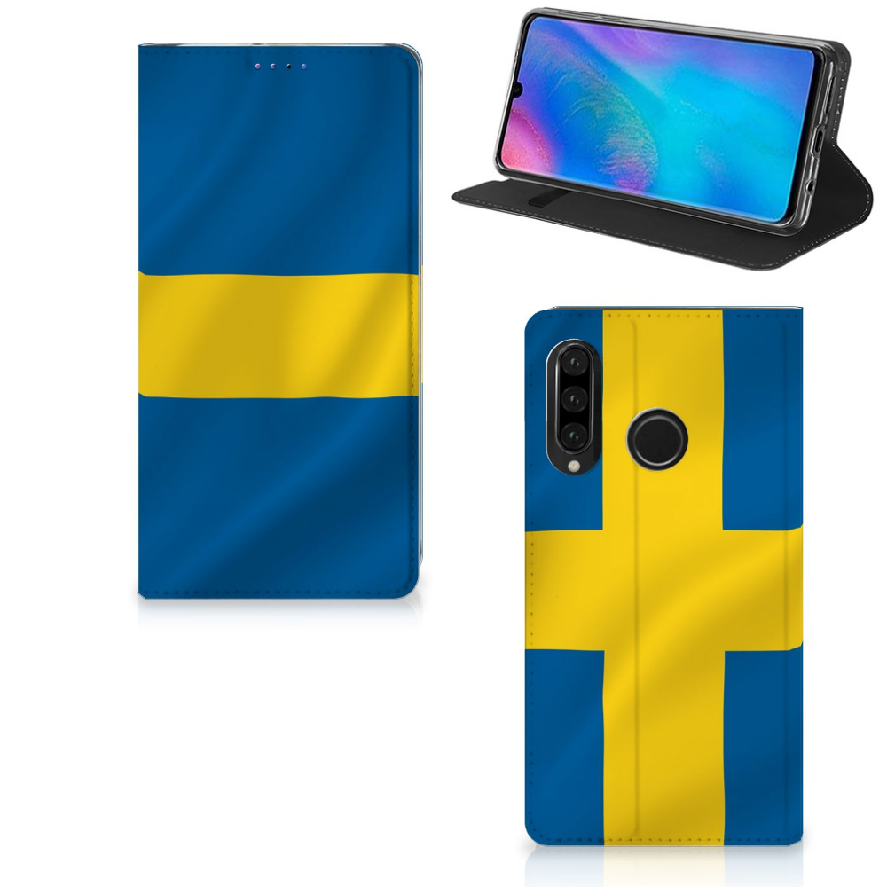 Huawei P30 Lite New Edition Standcase Zweden
