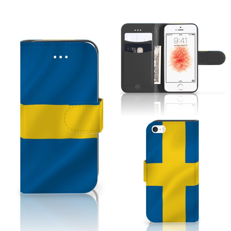 Apple iPhone 5 | 5s | SE Bookstyle Case Zweden