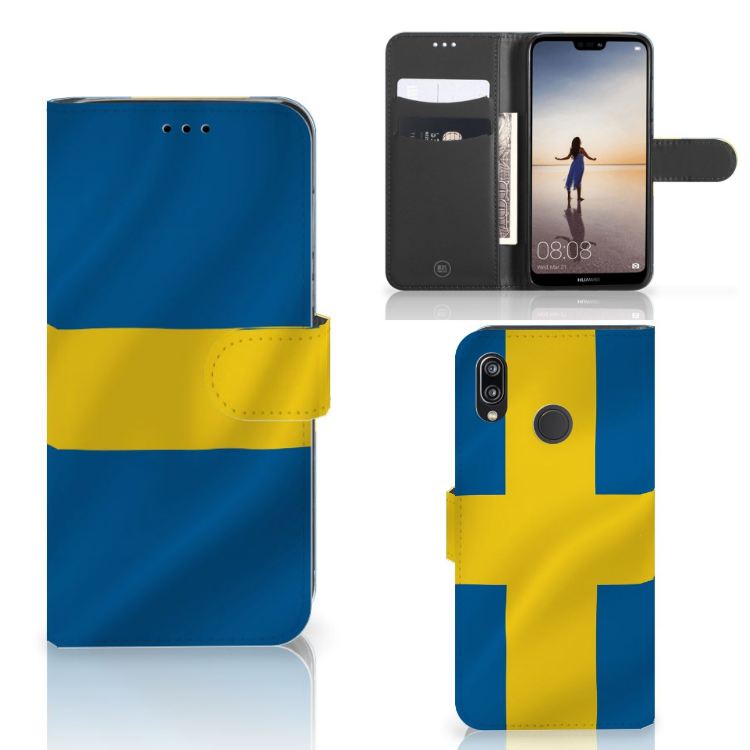 Huawei P20 Lite Bookstyle Case Zweden