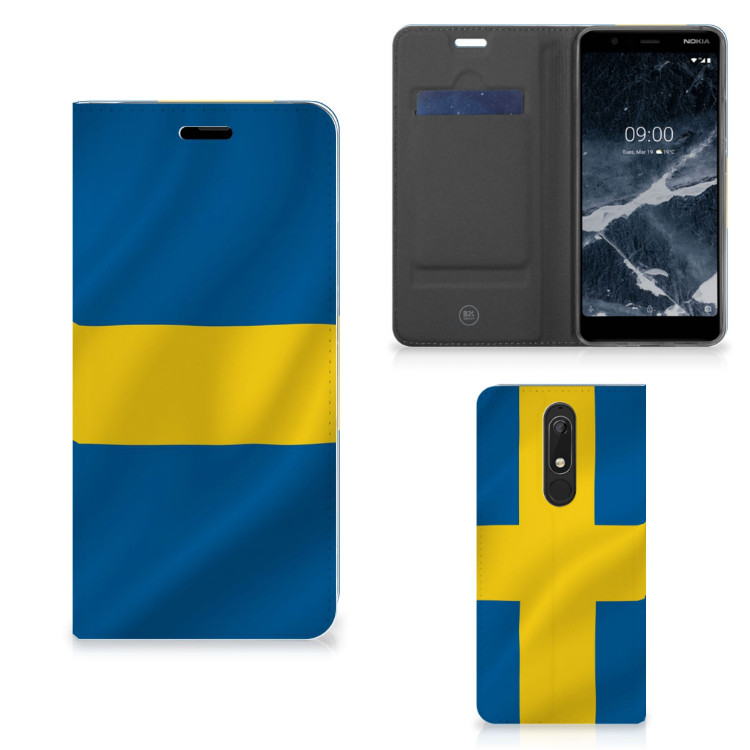 Nokia 5.1 (2018) Standcase Zweden