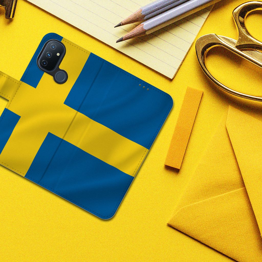 OnePlus Nord N100 Bookstyle Case Zweden