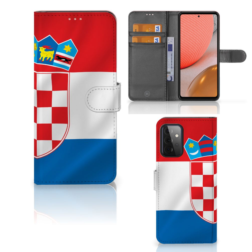 Samsung Galaxy A72 Bookstyle Case Kroatië