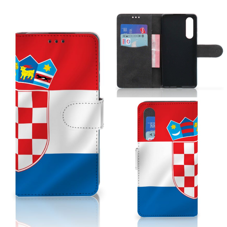Huawei P30 Bookstyle Case Kroatië