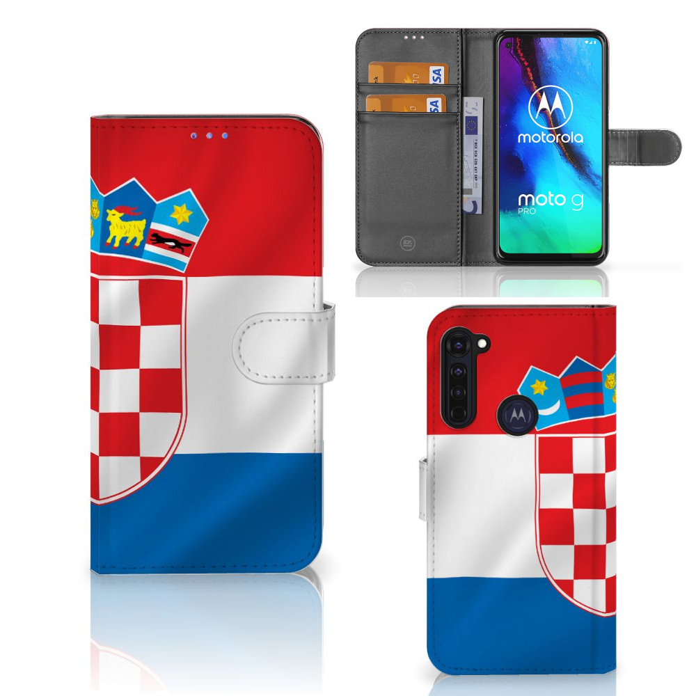 Motorola Moto G Pro Bookstyle Case Kroatië