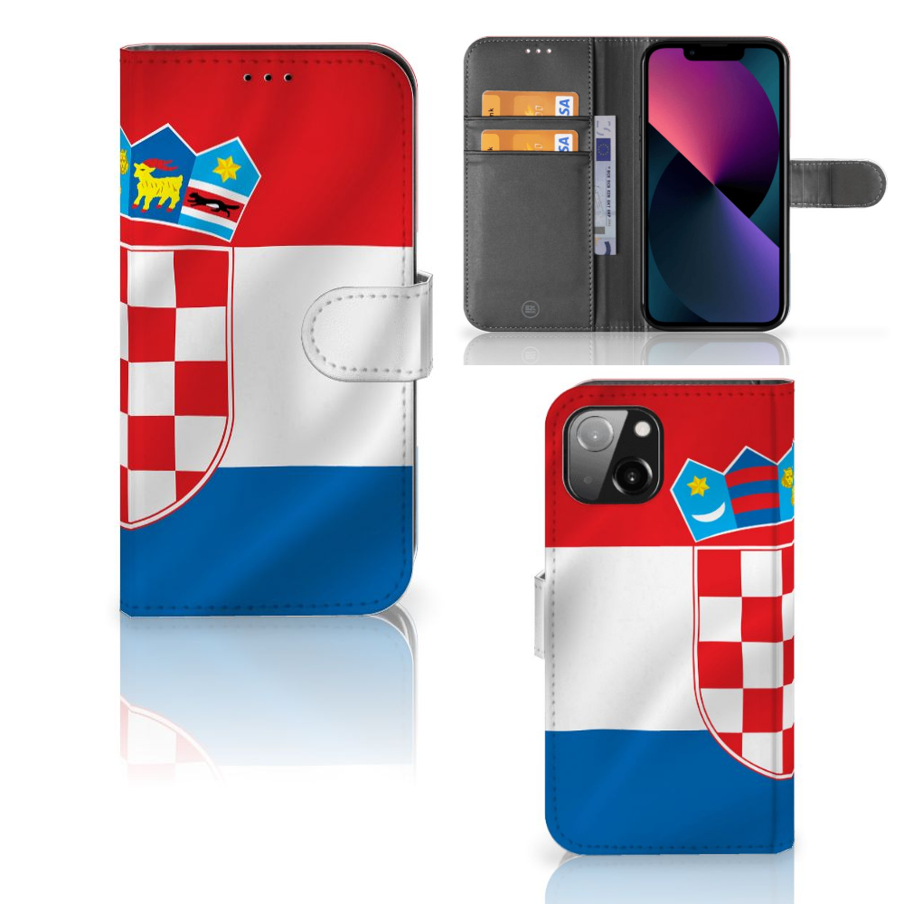 Apple iPhone 13 Bookstyle Case Kroatië