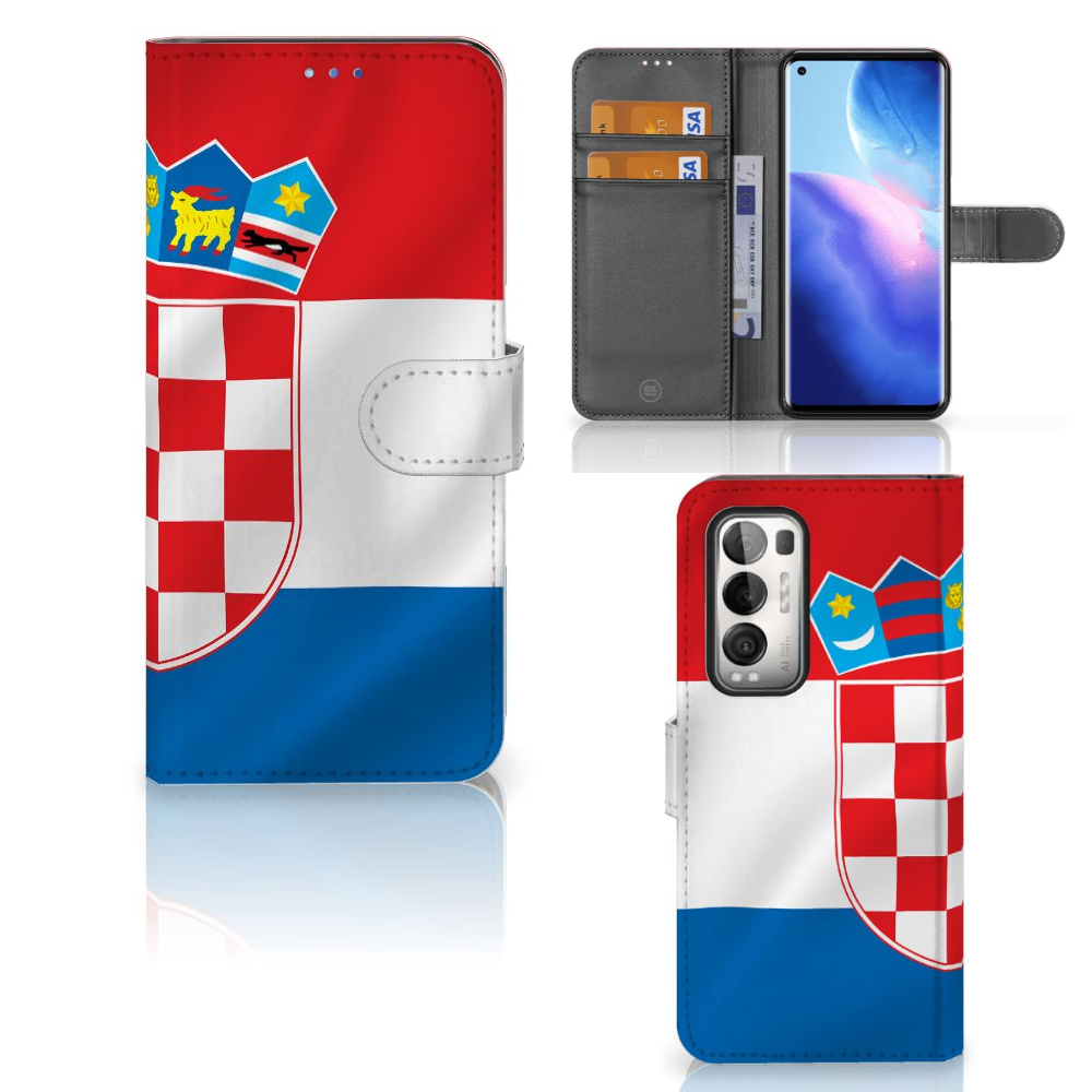 OPPO Find X3 Neo 5G Bookstyle Case Kroatië