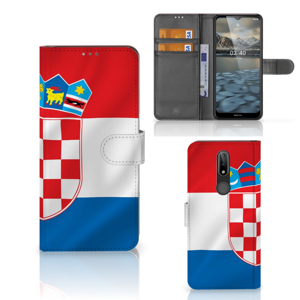 Nokia 2.4 Bookstyle Case Kroatië