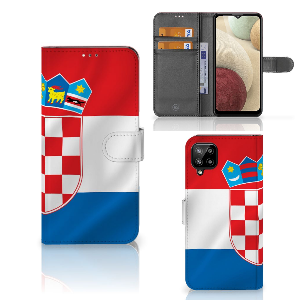 Samsung Galaxy A12 Bookstyle Case Kroatië