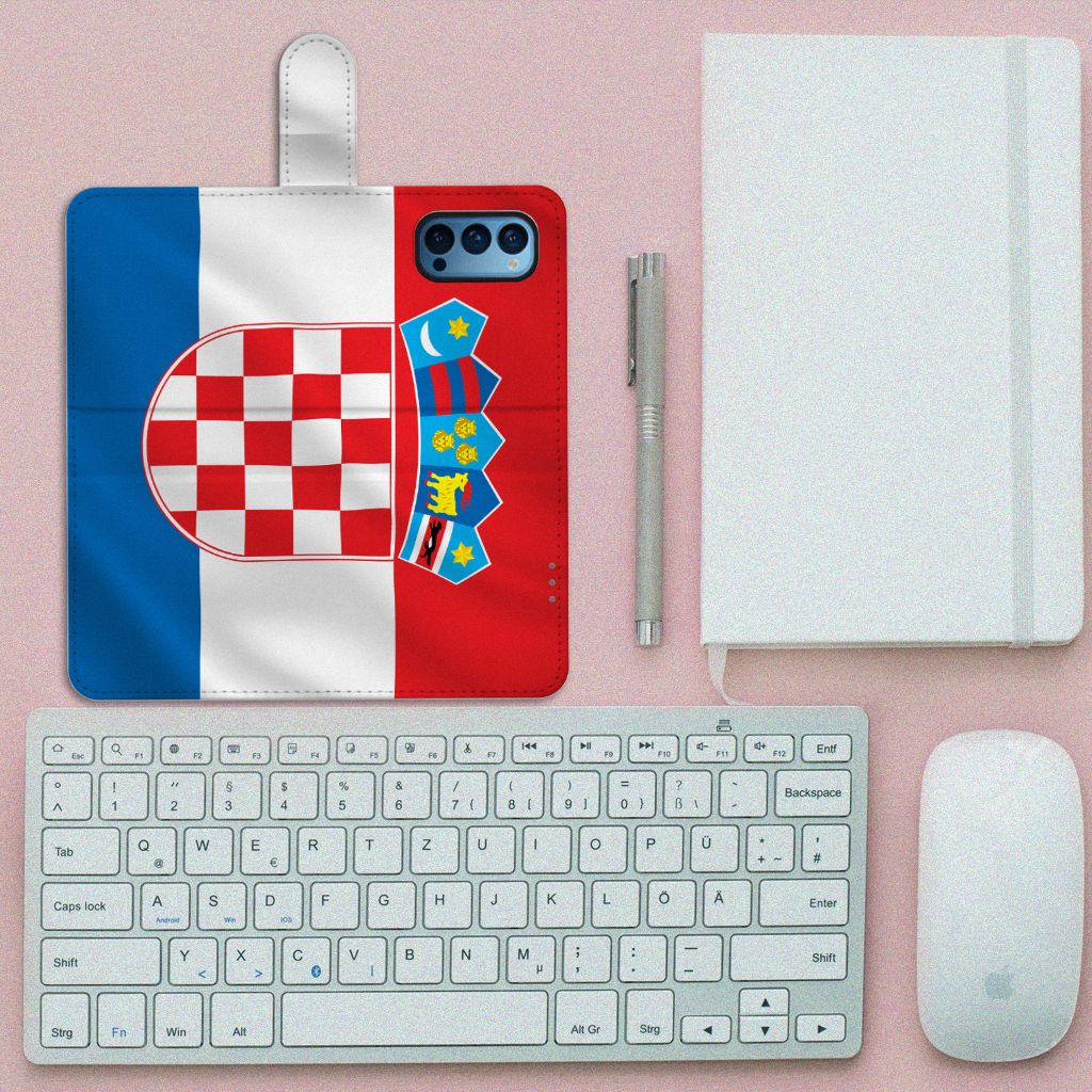 OPPO Reno 4 Pro 5G Bookstyle Case Kroatië