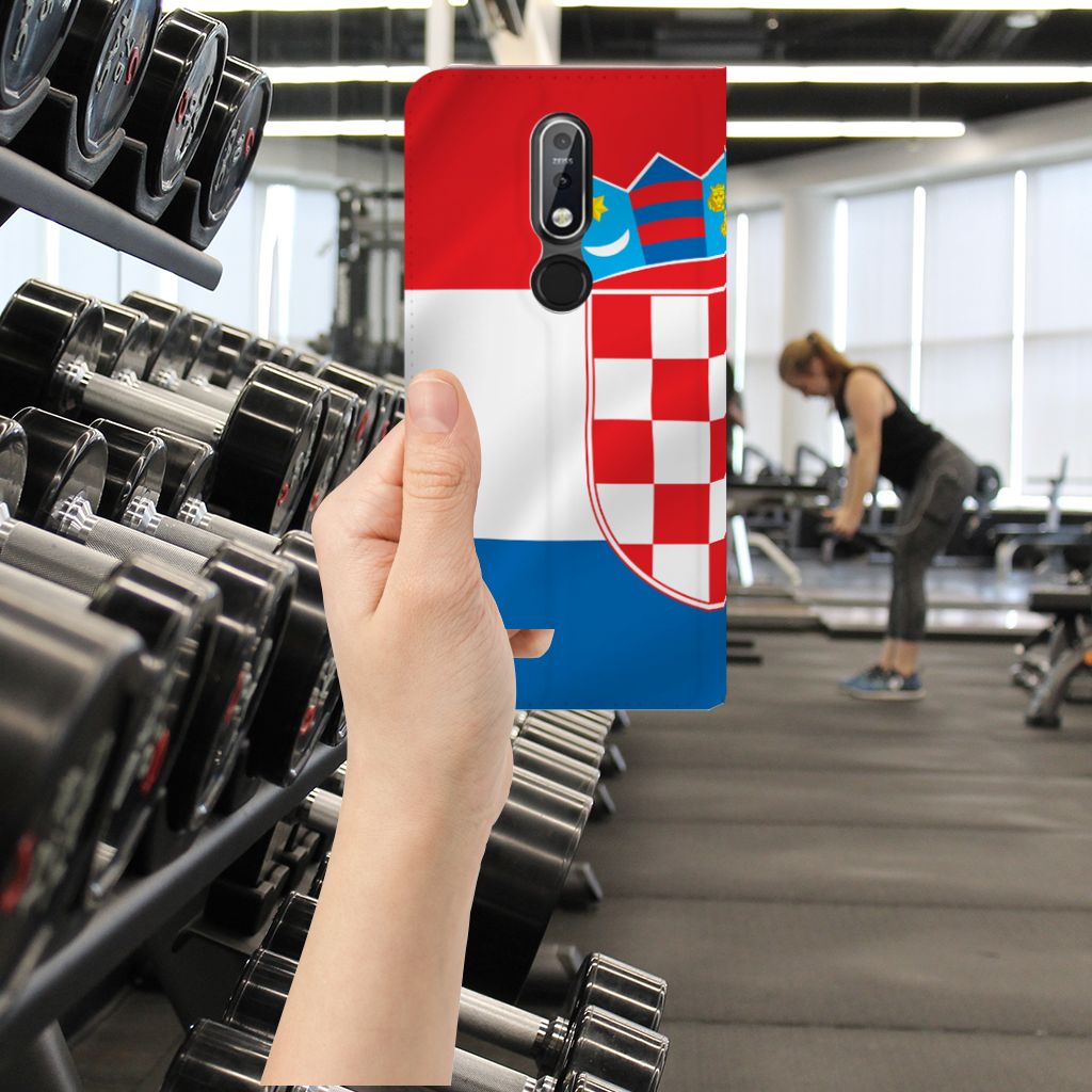 Nokia 7.1 (2018) Standcase Kroatië