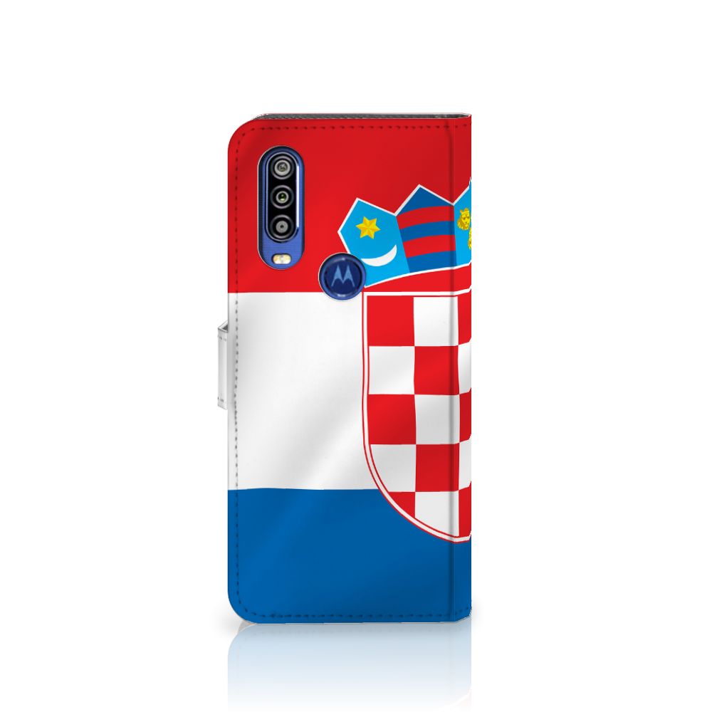 Motorola One Action Bookstyle Case Kroatië