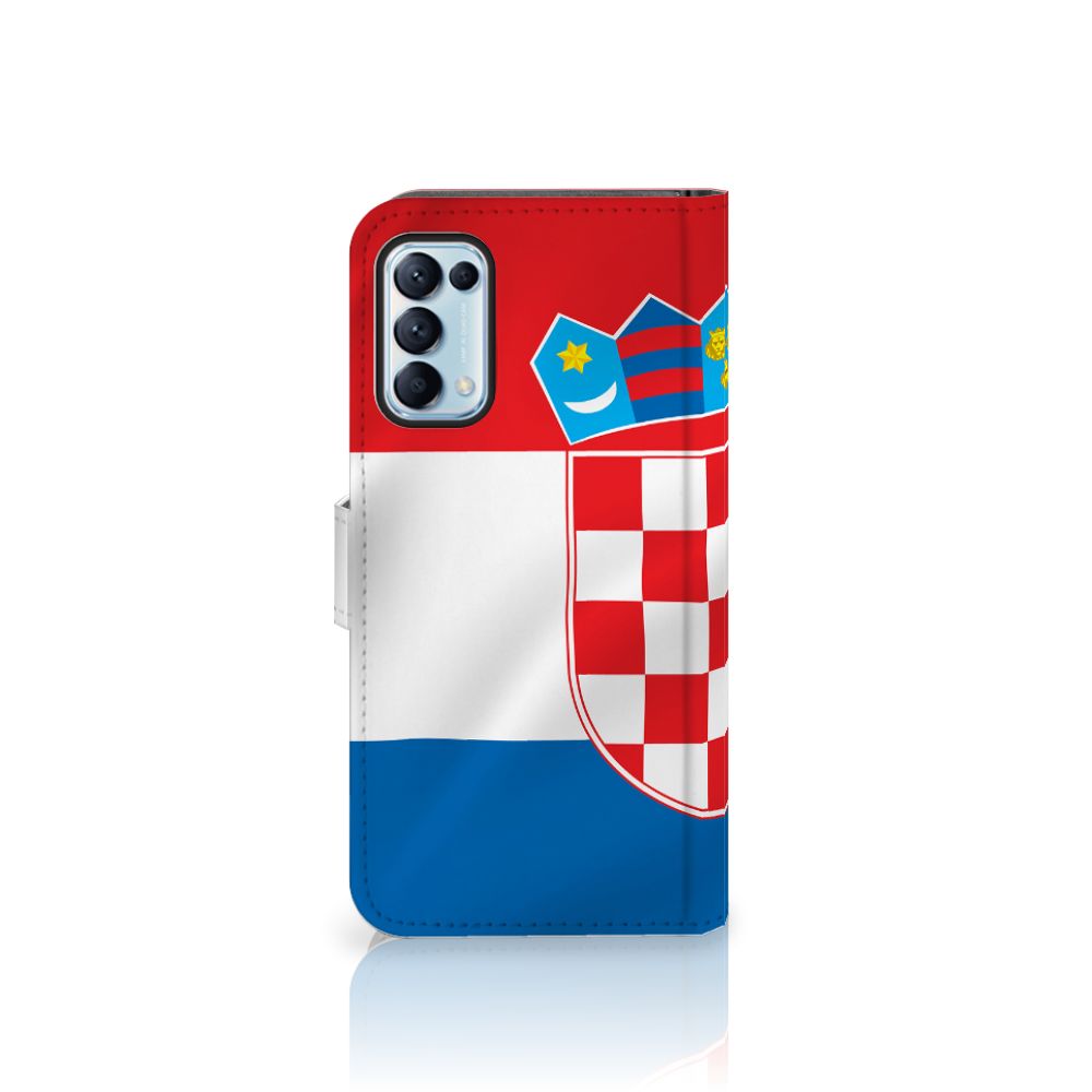 OPPO Find X3 Lite Bookstyle Case Kroatië