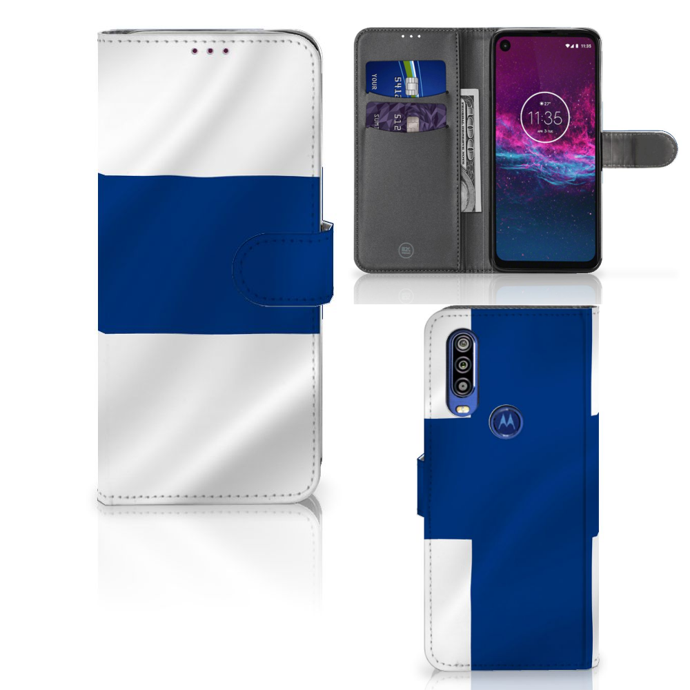 Motorola One Action Bookstyle Case Finland