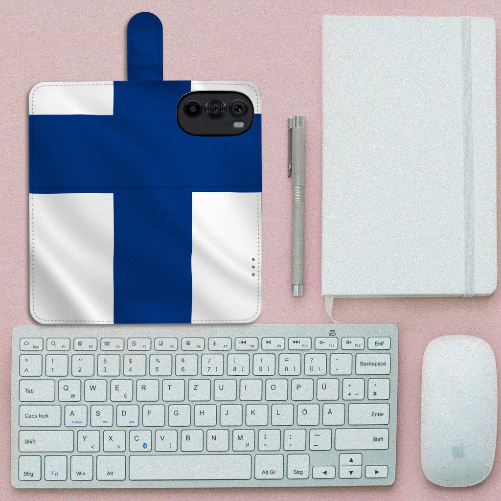 Motorola Edge 30 Pro Bookstyle Case Finland