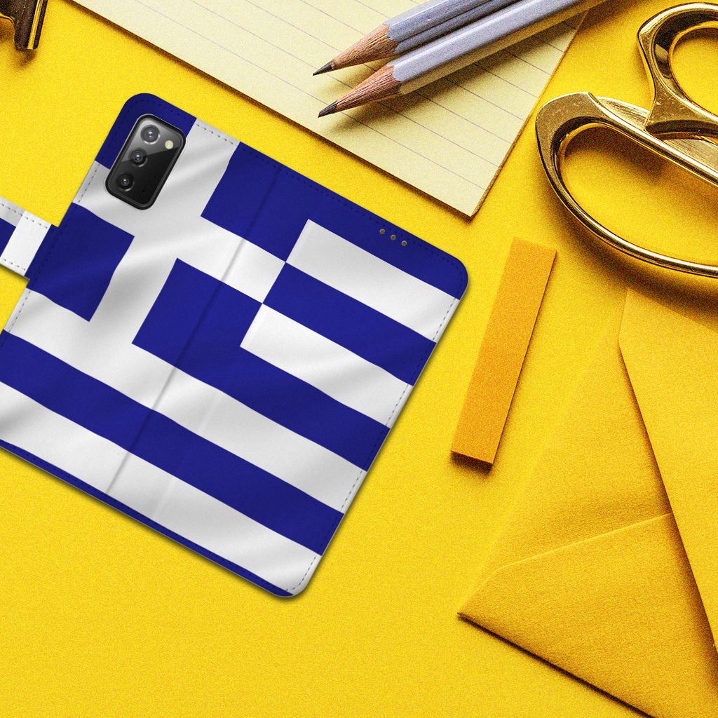 Samsung Galaxy Note 20 Bookstyle Case Griekenland