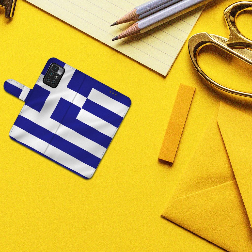 Xiaomi Redmi 10 Bookstyle Case Griekenland