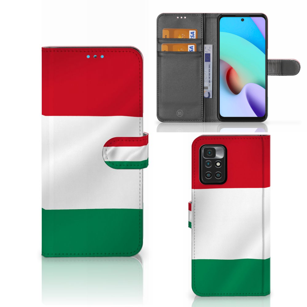 Xiaomi Redmi 10 Bookstyle Case Hongarije