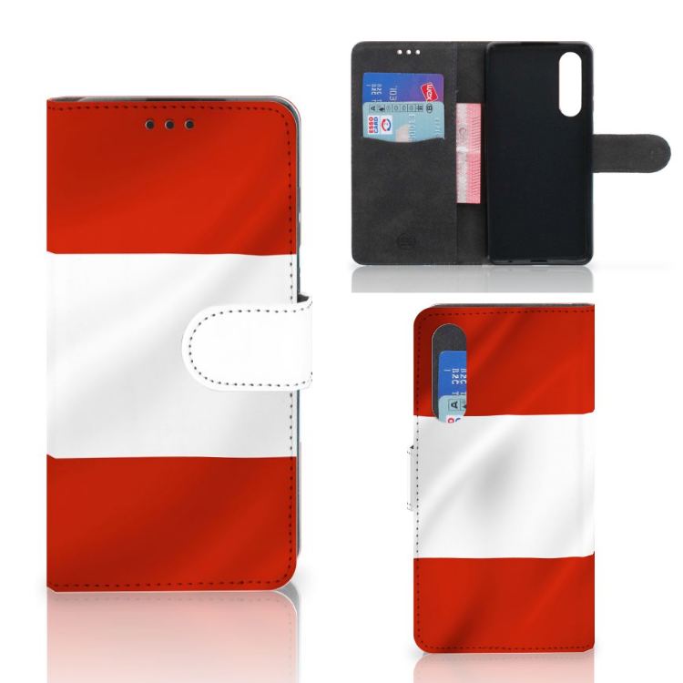 Huawei P30 Bookstyle Case Oostenrijk