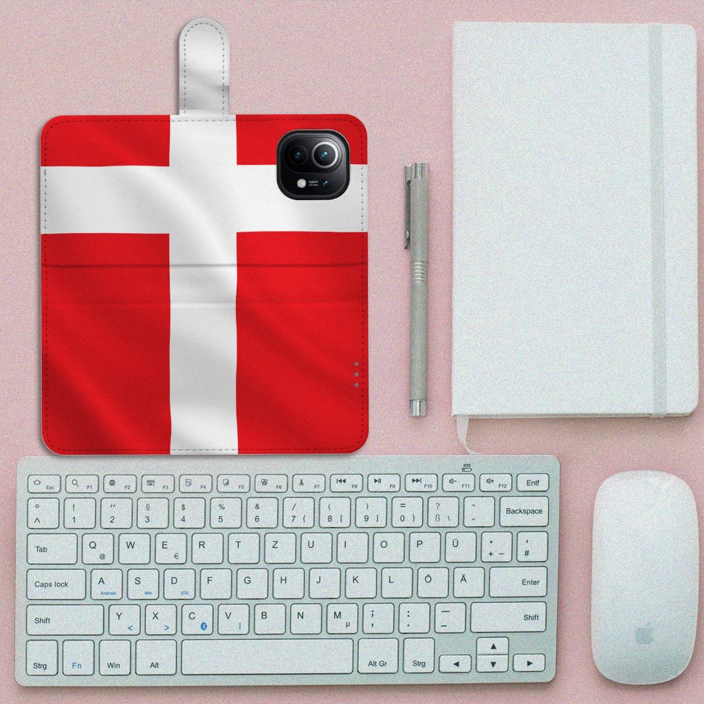 Xiaomi Mi 11 Bookstyle Case Denemarken