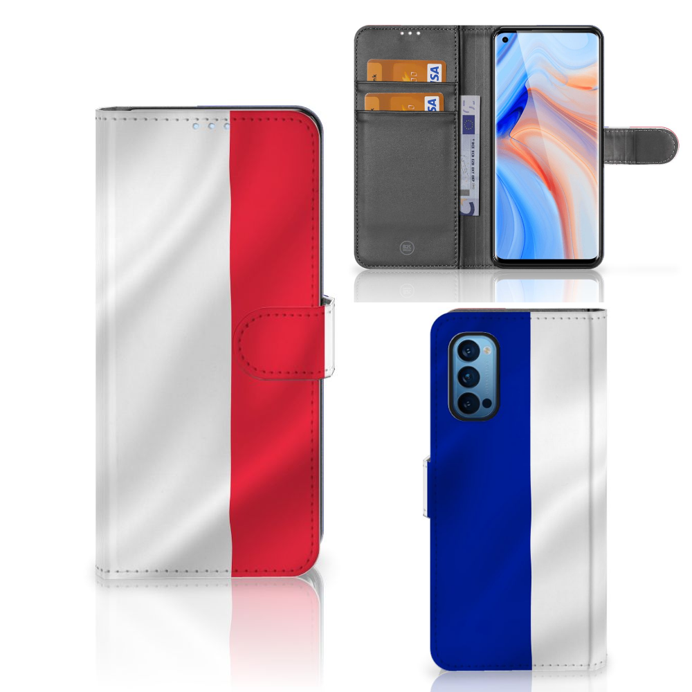 OPPO Reno 4 Pro 5G Bookstyle Case Frankrijk