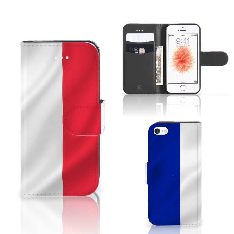Apple iPhone 5 | 5s | SE Bookstyle Case Frankrijk