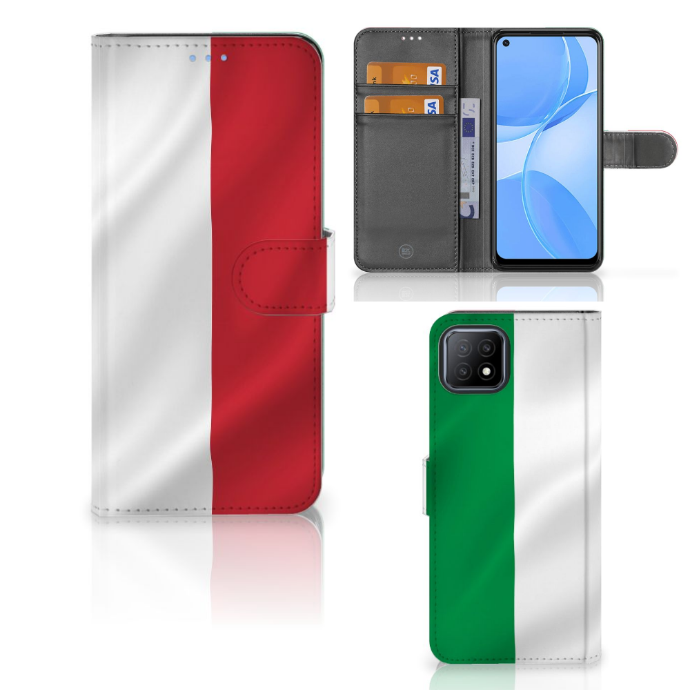 OPPO A73 5G Bookstyle Case Italië