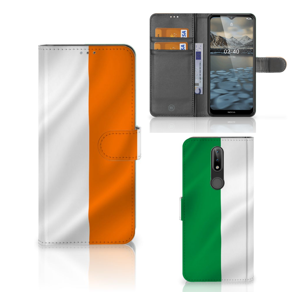Nokia 2.4 Bookstyle Case Ierland
