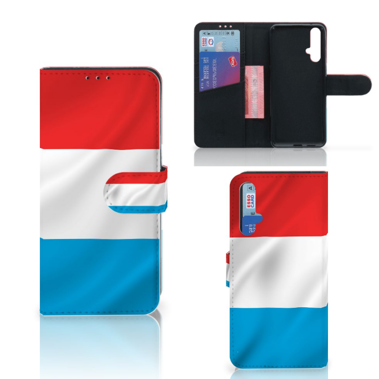 Honor 20 Bookstyle Case Luxemburg
