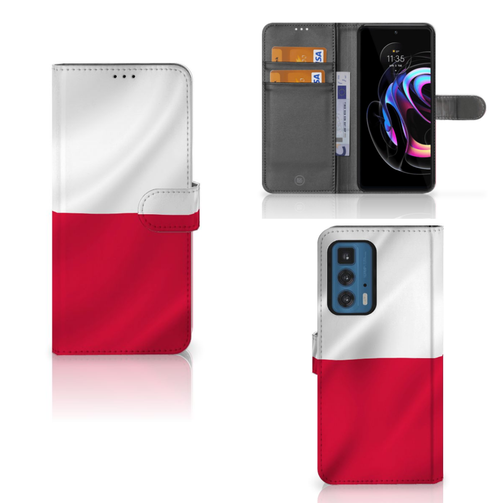 Motorola Edge 20 Pro Bookstyle Case Polen