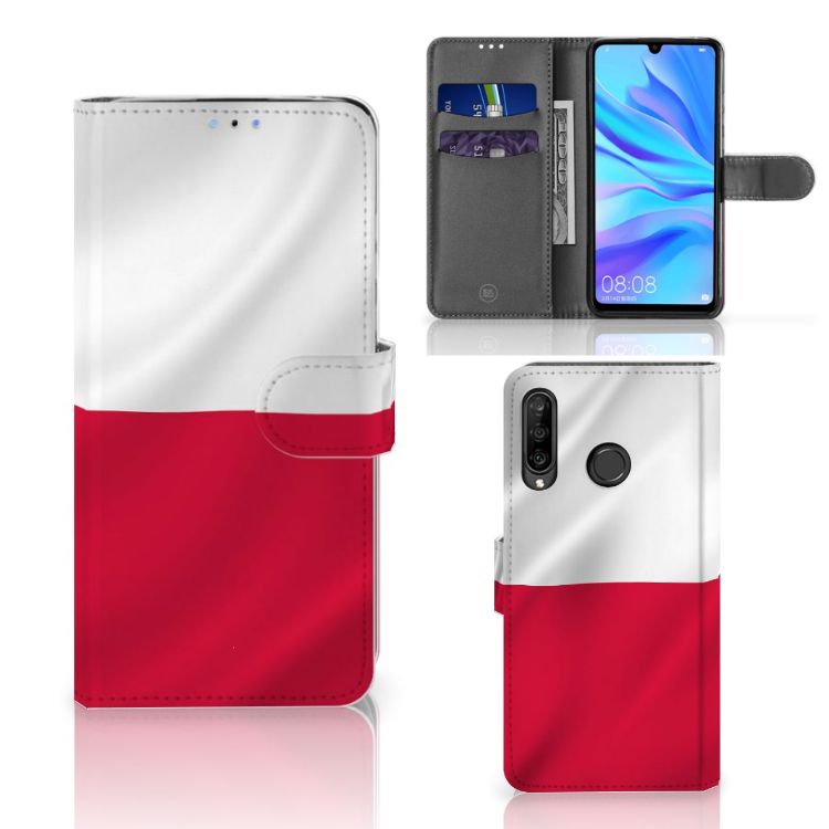 Huawei P30 Lite (2020) Bookstyle Case Polen