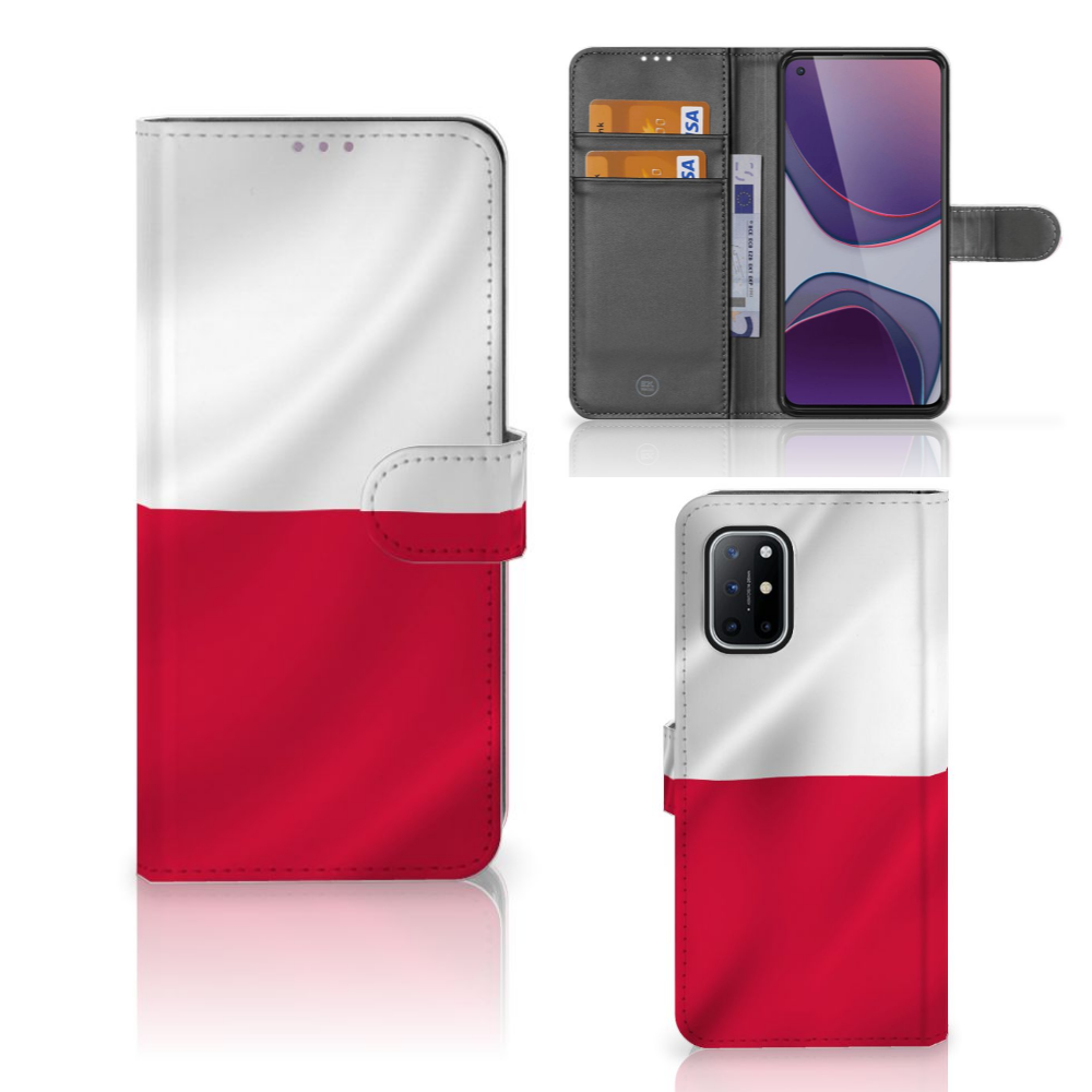 OnePlus 8T Bookstyle Case Polen