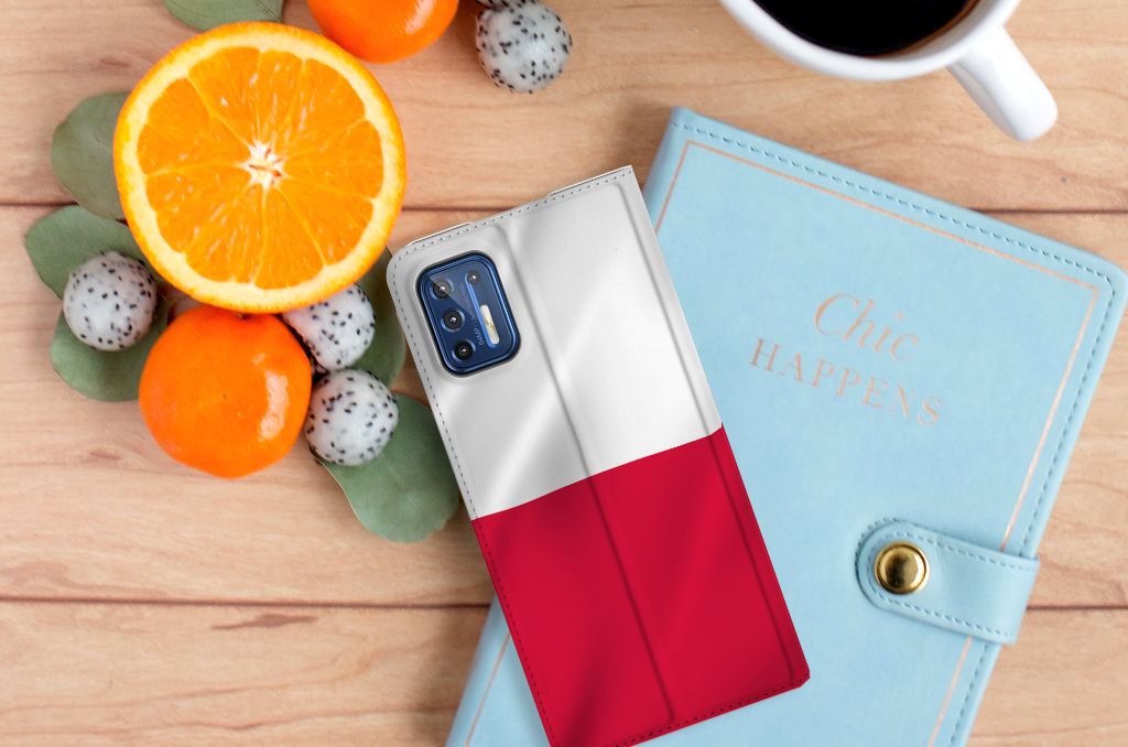 Motorola Moto G9 Plus Standcase Polen