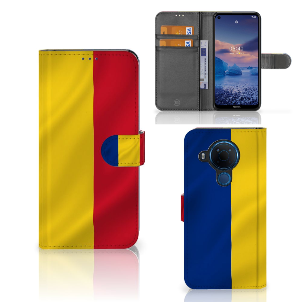 Nokia 5.4 Bookstyle Case Roemenië