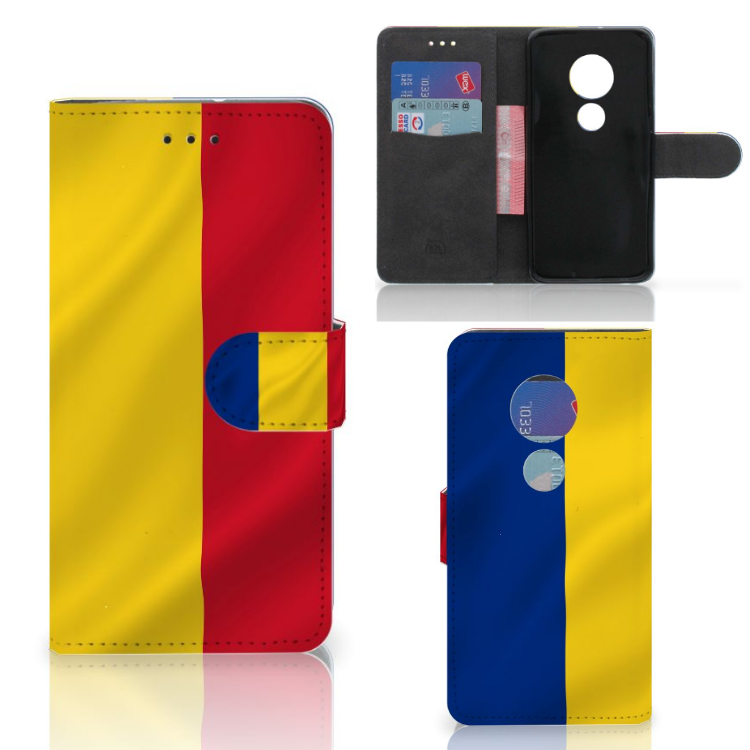 Motorola Moto G7 Play Bookstyle Case Roemenië