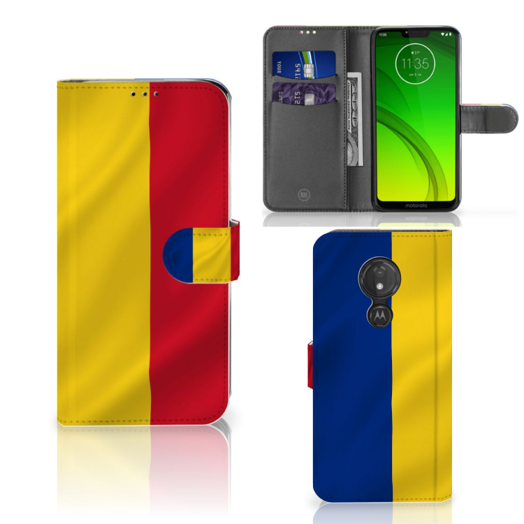Motorola Moto G7 Power Bookstyle Case Roemenië