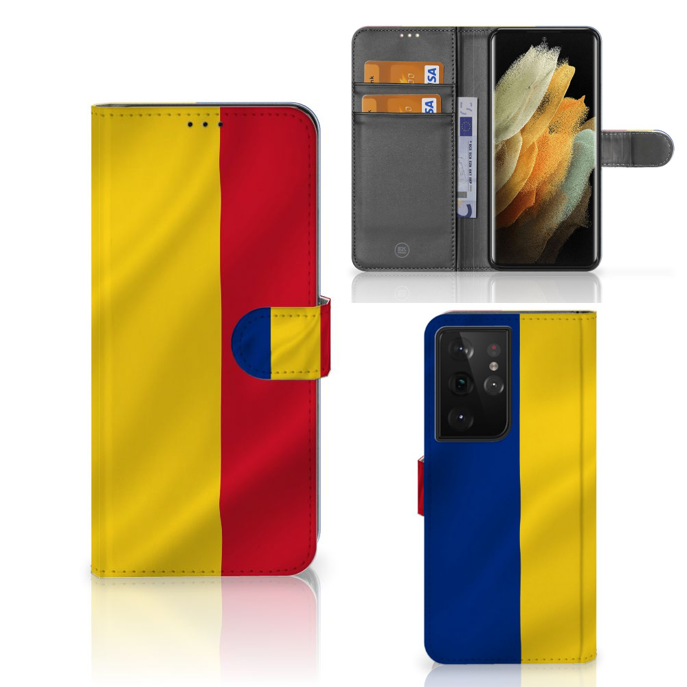 Samsung Galaxy S21 Ultra Bookstyle Case Roemenië