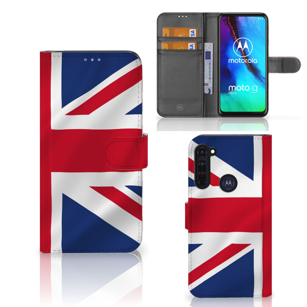 Motorola Moto G Pro Bookstyle Case Groot-Brittannië