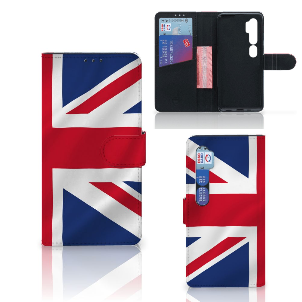 Xiaomi Mi Note 10 Pro Bookstyle Case Groot-Brittannië