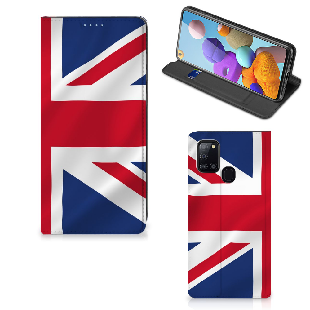 Samsung Galaxy A21s Standcase Groot-Brittannië