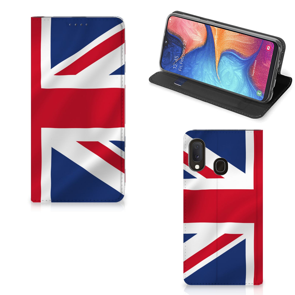 Samsung Galaxy A20e Standcase Groot-Brittannië