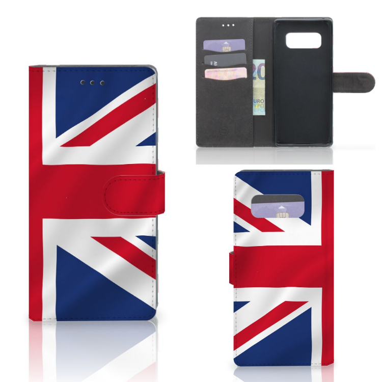 Samsung Galaxy Note 8 Bookstyle Case Groot-Brittannië