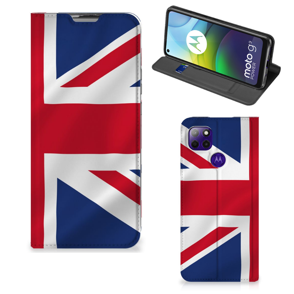Motorola Moto G9 Power Standcase Groot-Brittannië