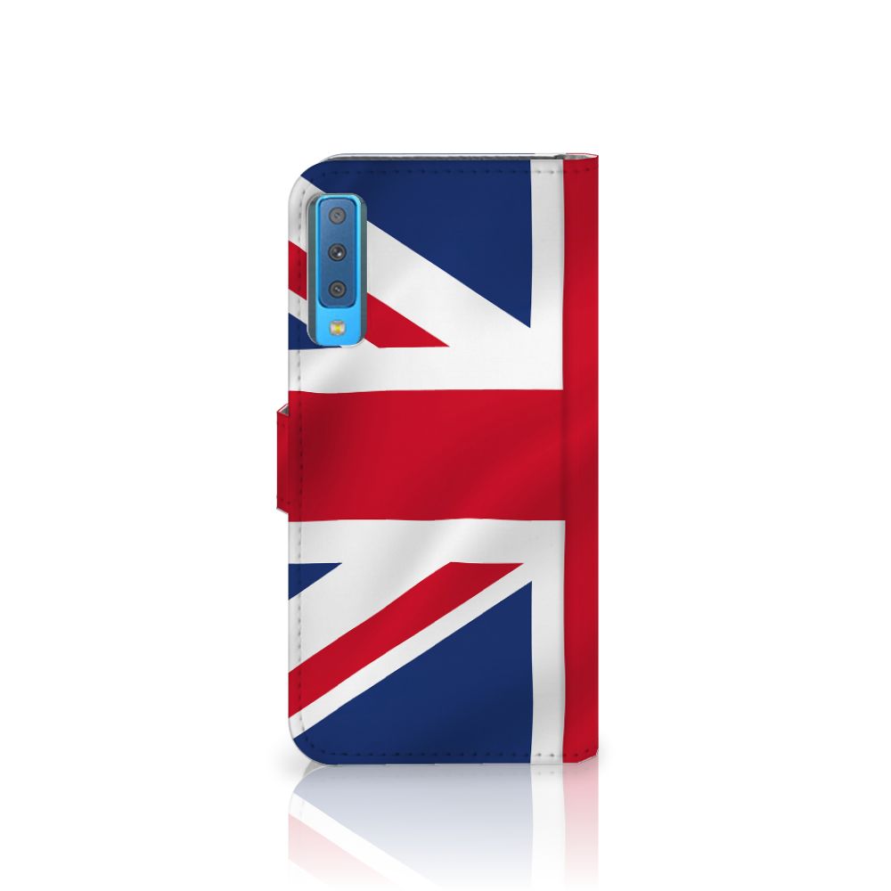 Samsung Galaxy A7 (2018) Bookstyle Case Groot-Brittannië