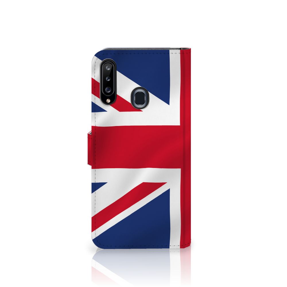 Samsung Galaxy A20s Bookstyle Case Groot-Brittannië