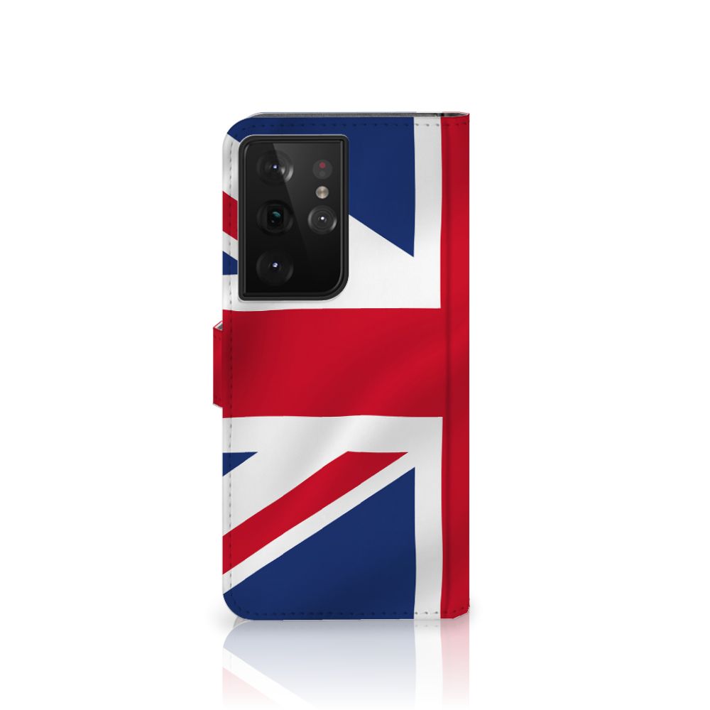 Samsung Galaxy S21 Ultra Bookstyle Case Groot-Brittannië